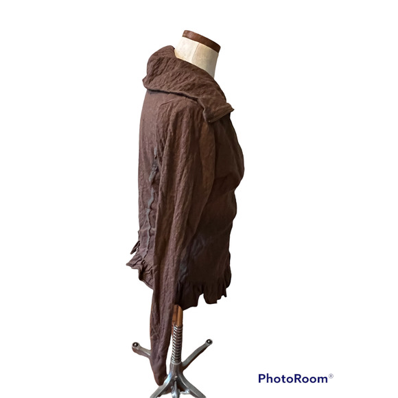 Matilda Jane Stealth Zippered Cardigan Jacket Chestnut Brown - Picture 4 of 6